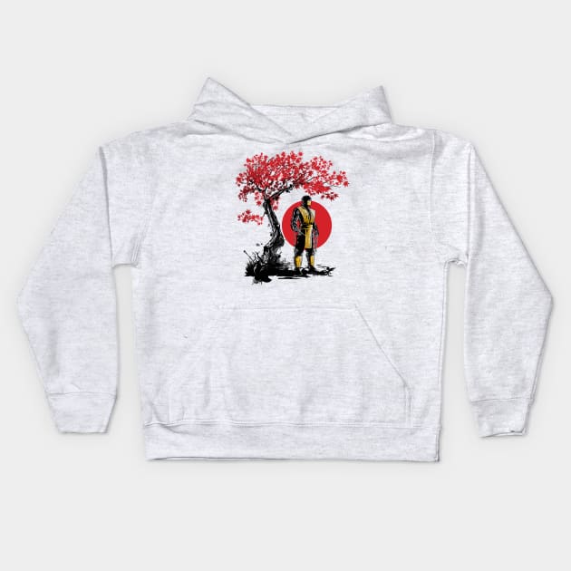 Hellfire under the sun Kids Hoodie by ddjvigo